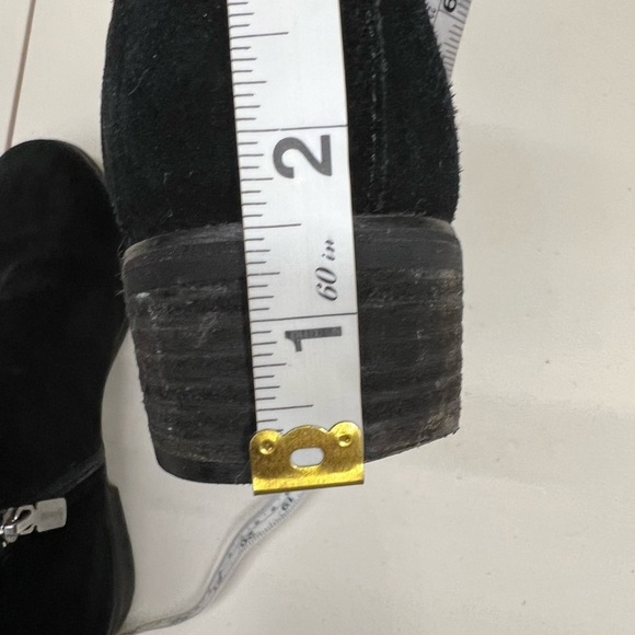 Blondo Black Suede Waterproof Booties Size 8 - Picture 9 of 9